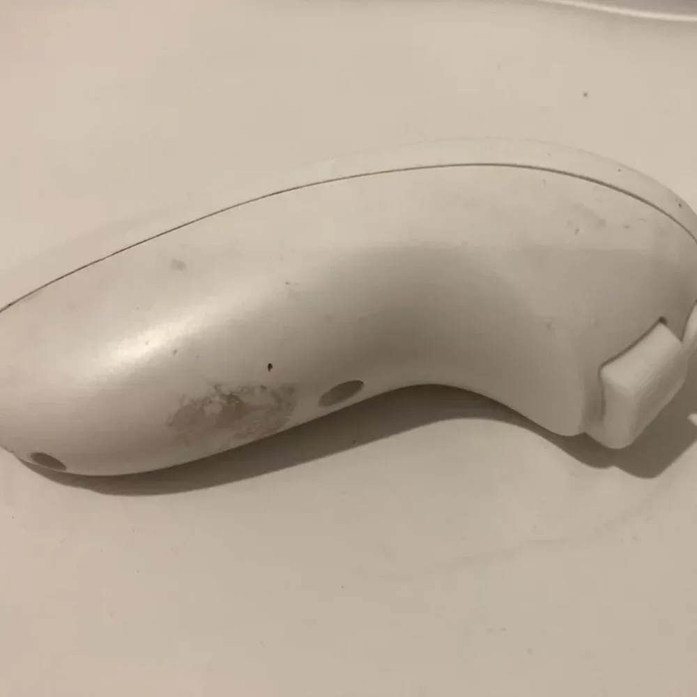 Nintendo Wii Nunchuk, Wired, White, Authentic, Preowned Used